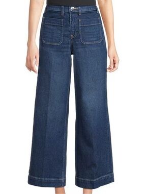 Spanx cropped wide leg jeans